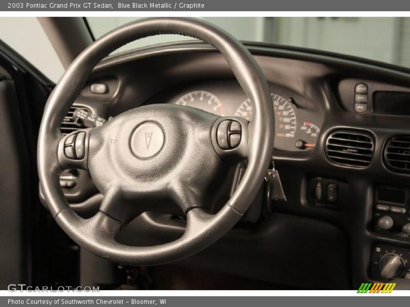 Blue Black Metallic / Graphite 2003 Pontiac Grand Prix GT Sedan