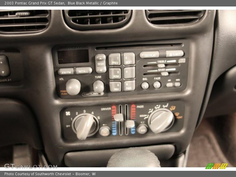 Blue Black Metallic / Graphite 2003 Pontiac Grand Prix GT Sedan