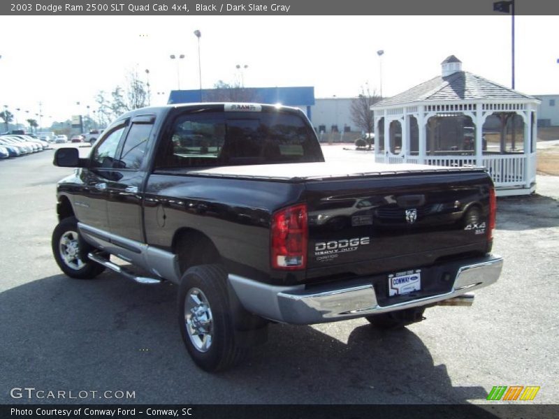 Black / Dark Slate Gray 2003 Dodge Ram 2500 SLT Quad Cab 4x4