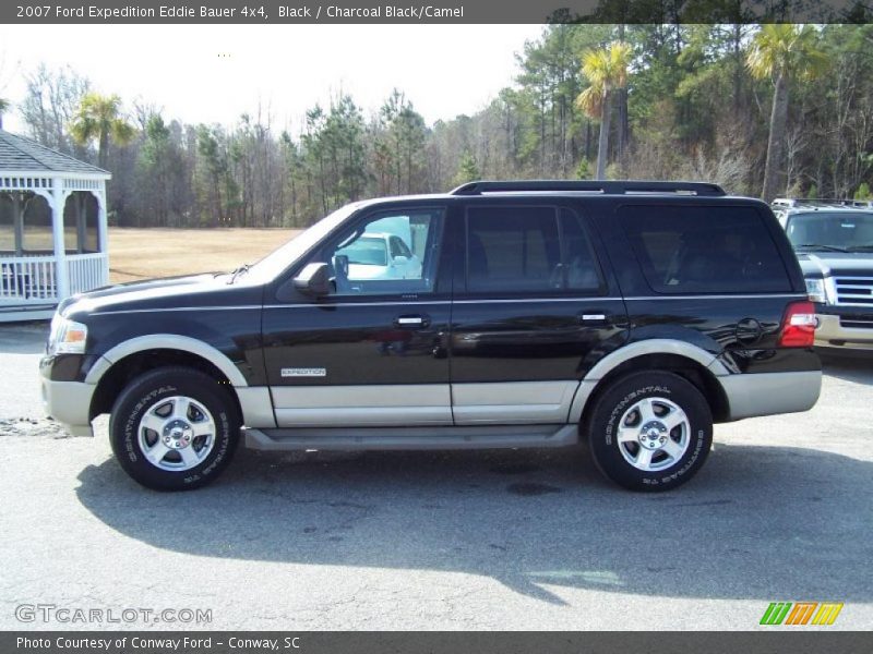Black / Charcoal Black/Camel 2007 Ford Expedition Eddie Bauer 4x4
