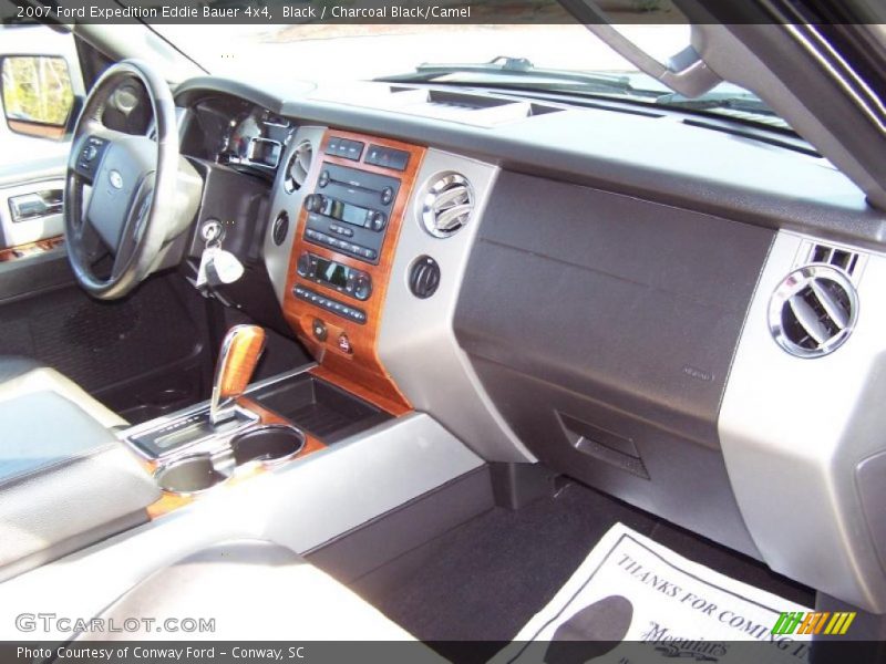 Black / Charcoal Black/Camel 2007 Ford Expedition Eddie Bauer 4x4