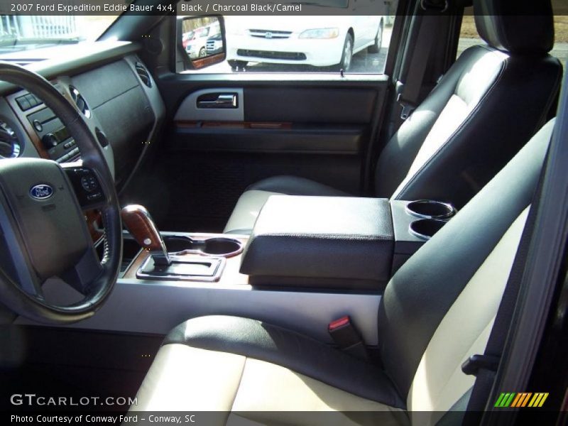 Black / Charcoal Black/Camel 2007 Ford Expedition Eddie Bauer 4x4