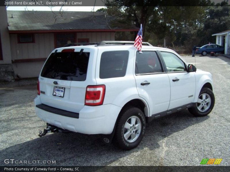 Oxford White / Camel 2008 Ford Escape XLT