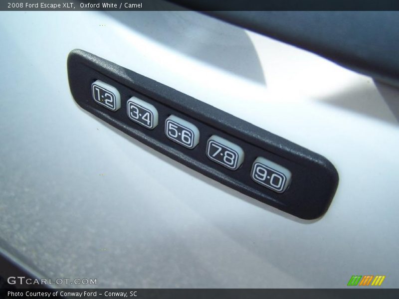Oxford White / Camel 2008 Ford Escape XLT