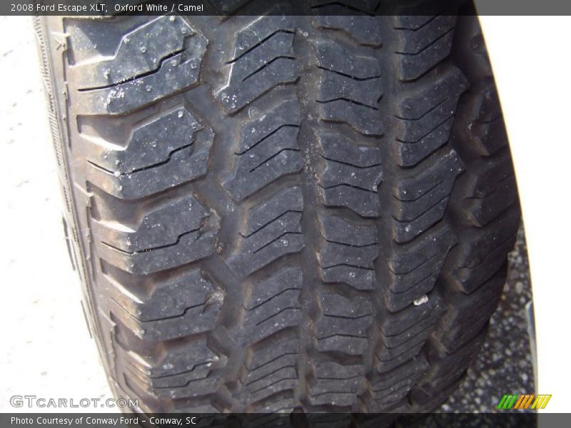 Oxford White / Camel 2008 Ford Escape XLT
