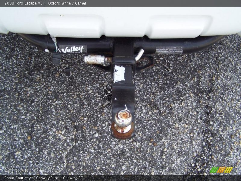 Oxford White / Camel 2008 Ford Escape XLT