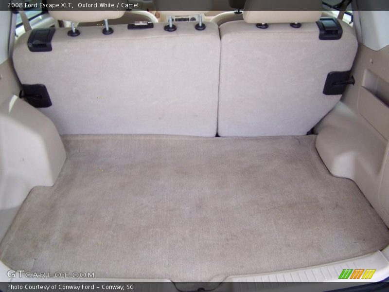 Oxford White / Camel 2008 Ford Escape XLT