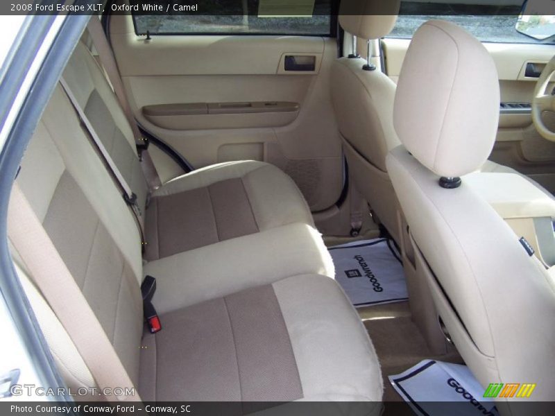 Oxford White / Camel 2008 Ford Escape XLT