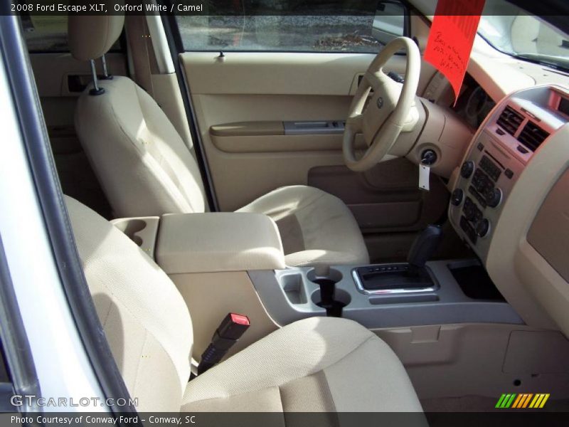 Oxford White / Camel 2008 Ford Escape XLT