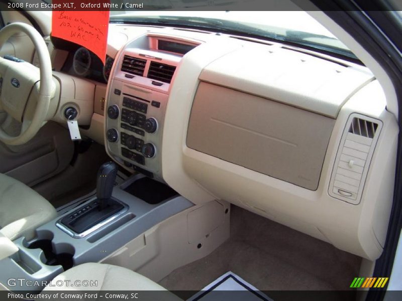 Oxford White / Camel 2008 Ford Escape XLT