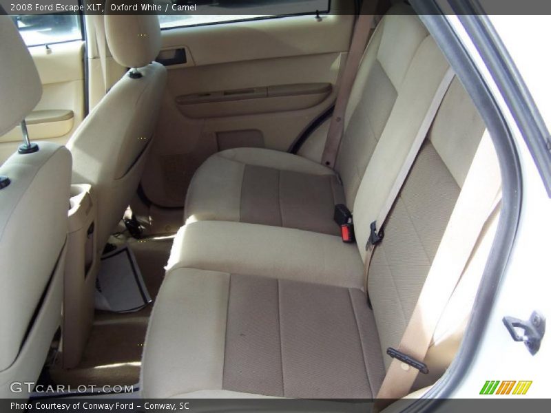 Oxford White / Camel 2008 Ford Escape XLT