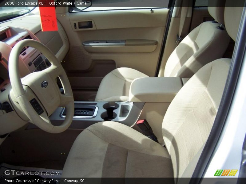 Oxford White / Camel 2008 Ford Escape XLT