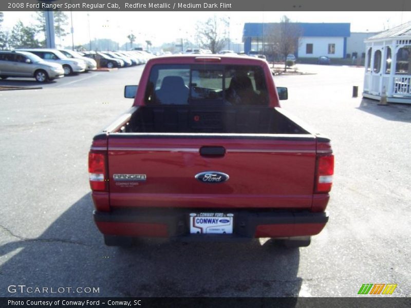 Redfire Metallic / Medium Dark Flint 2008 Ford Ranger Sport Regular Cab