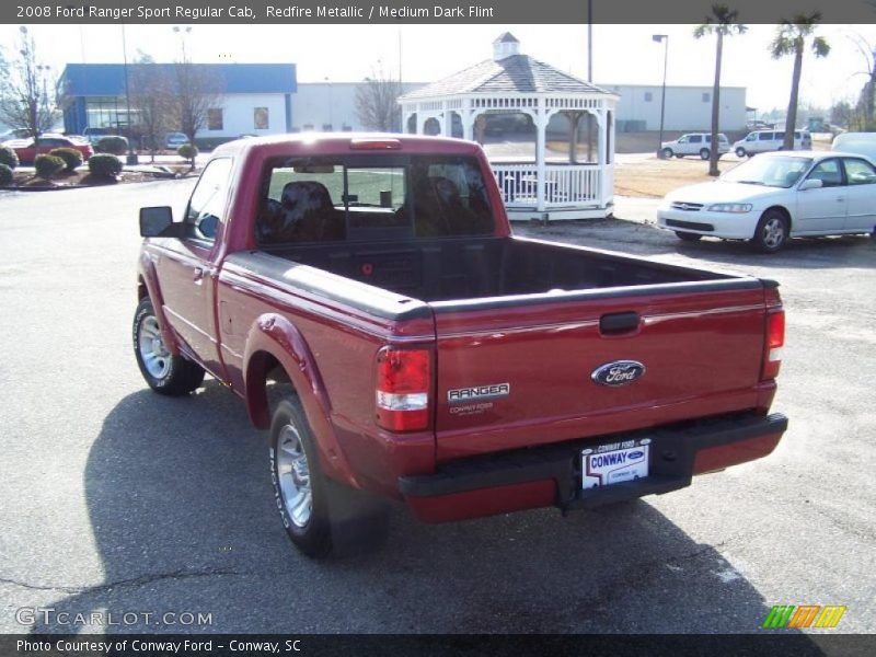 Redfire Metallic / Medium Dark Flint 2008 Ford Ranger Sport Regular Cab