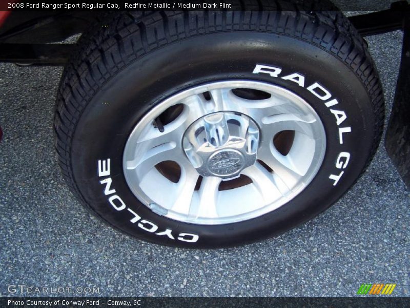 Redfire Metallic / Medium Dark Flint 2008 Ford Ranger Sport Regular Cab