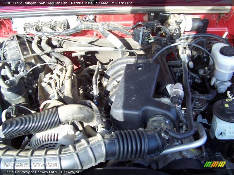 Redfire Metallic / Medium Dark Flint 2008 Ford Ranger Sport Regular Cab