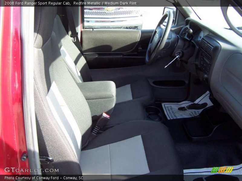 Redfire Metallic / Medium Dark Flint 2008 Ford Ranger Sport Regular Cab