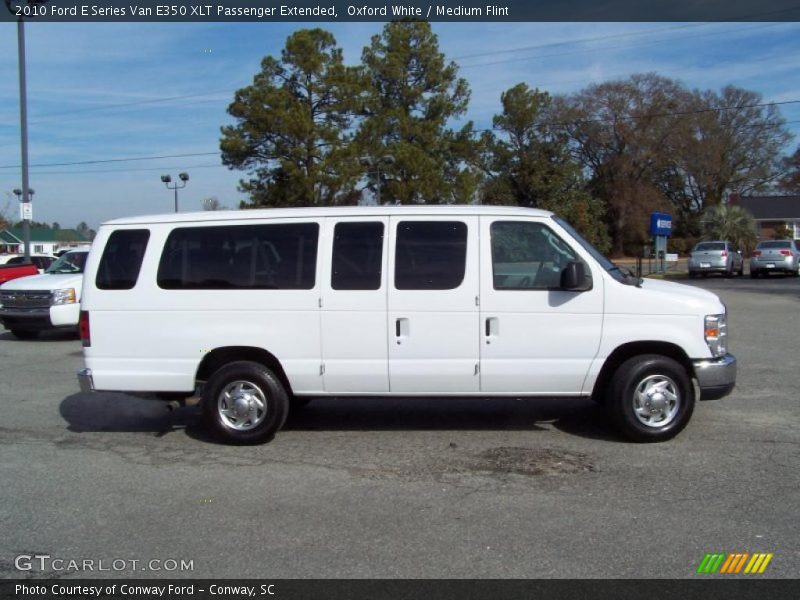  2010 E Series Van E350 XLT Passenger Extended Oxford White