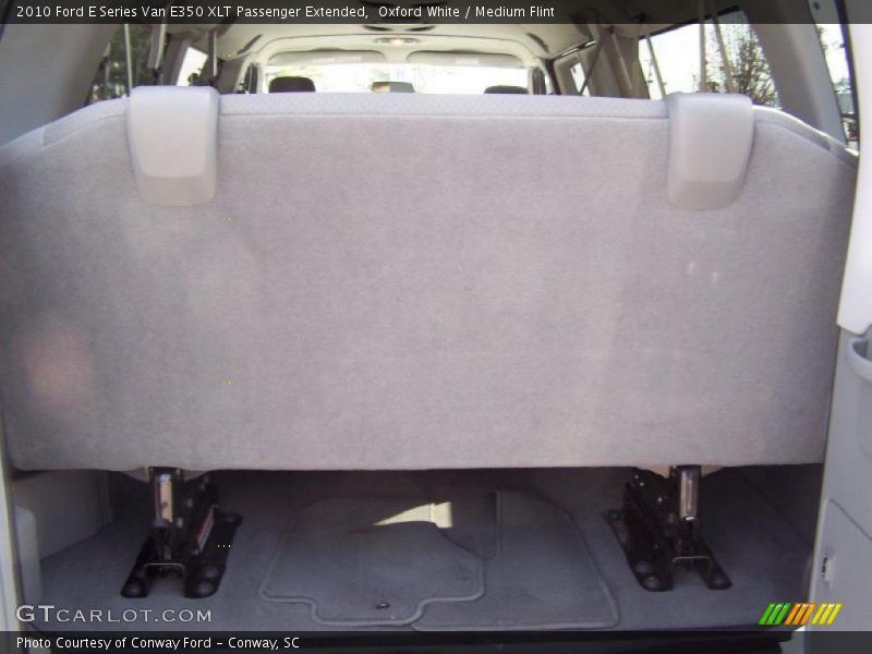 Oxford White / Medium Flint 2010 Ford E Series Van E350 XLT Passenger Extended