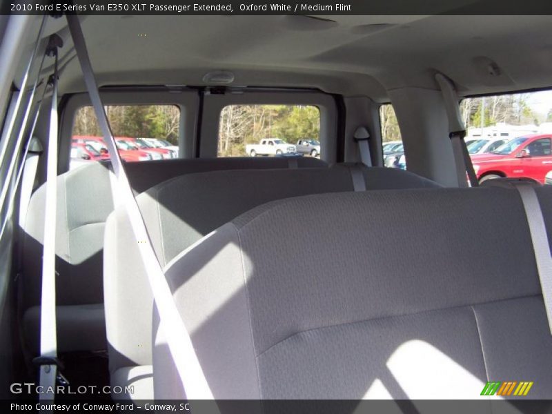 Oxford White / Medium Flint 2010 Ford E Series Van E350 XLT Passenger Extended