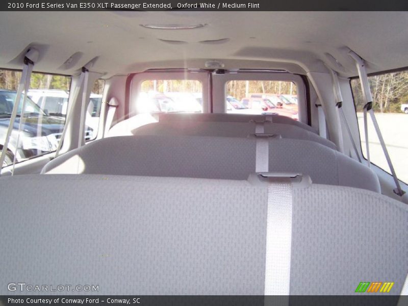 Oxford White / Medium Flint 2010 Ford E Series Van E350 XLT Passenger Extended
