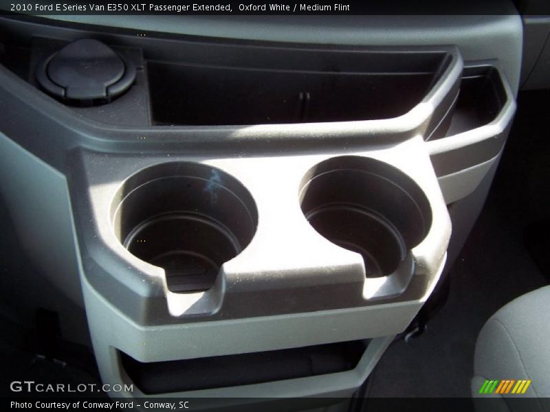 Oxford White / Medium Flint 2010 Ford E Series Van E350 XLT Passenger Extended
