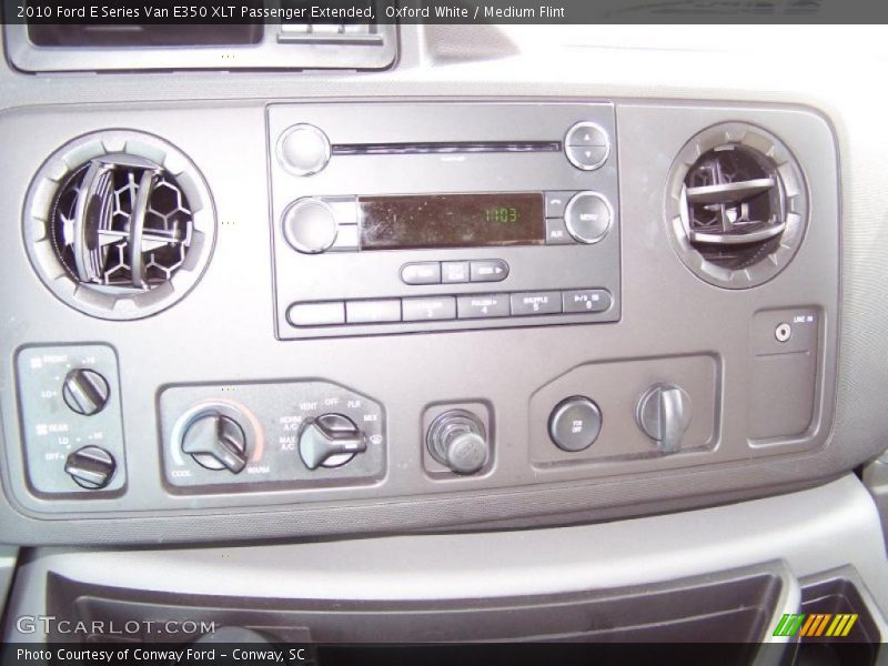 Controls of 2010 E Series Van E350 XLT Passenger Extended