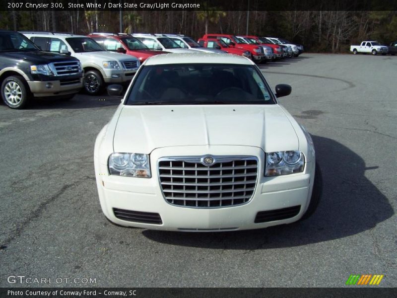 Stone White / Dark Slate Gray/Light Graystone 2007 Chrysler 300