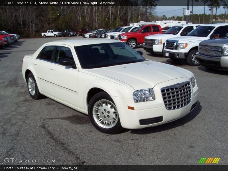 Stone White / Dark Slate Gray/Light Graystone 2007 Chrysler 300