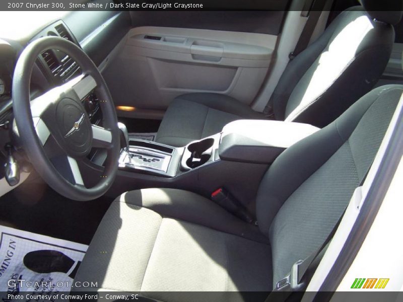 Stone White / Dark Slate Gray/Light Graystone 2007 Chrysler 300