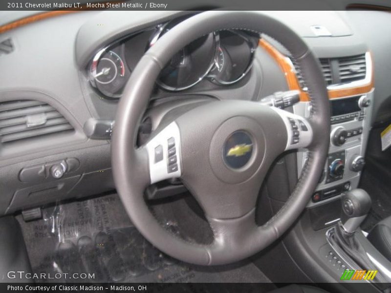 Mocha Steel Metallic / Ebony 2011 Chevrolet Malibu LT
