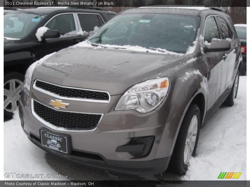 Mocha Steel Metallic / Jet Black 2011 Chevrolet Equinox LT