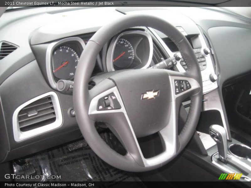 Mocha Steel Metallic / Jet Black 2011 Chevrolet Equinox LT
