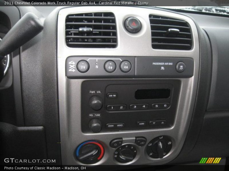 Cardinal Red Metallic / Ebony 2011 Chevrolet Colorado Work Truck Regular Cab 4x4