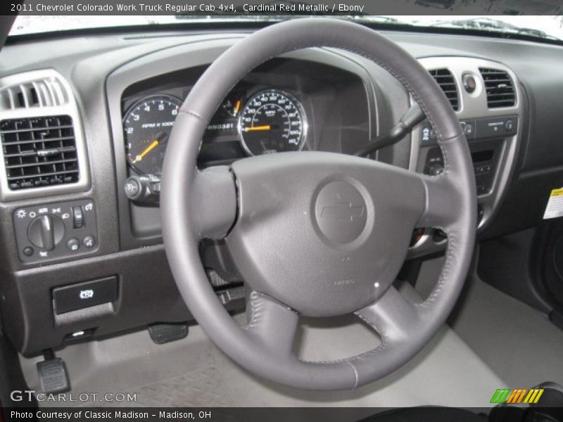Cardinal Red Metallic / Ebony 2011 Chevrolet Colorado Work Truck Regular Cab 4x4