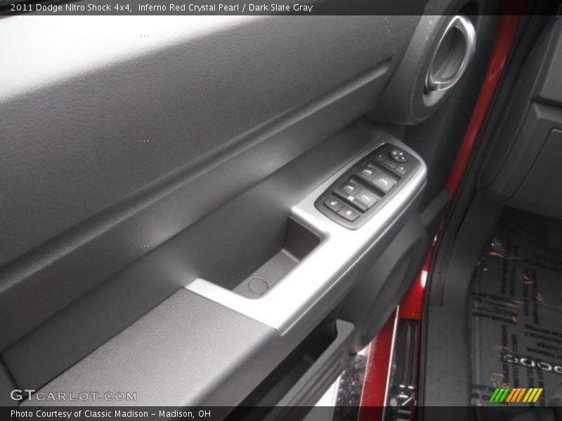 Inferno Red Crystal Pearl / Dark Slate Gray 2011 Dodge Nitro Shock 4x4