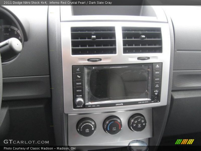 Inferno Red Crystal Pearl / Dark Slate Gray 2011 Dodge Nitro Shock 4x4