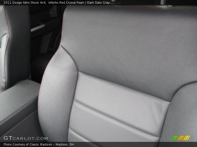 Inferno Red Crystal Pearl / Dark Slate Gray 2011 Dodge Nitro Shock 4x4