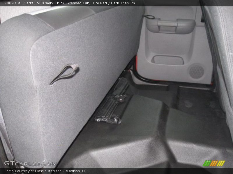 Fire Red / Dark Titanium 2009 GMC Sierra 1500 Work Truck Extended Cab