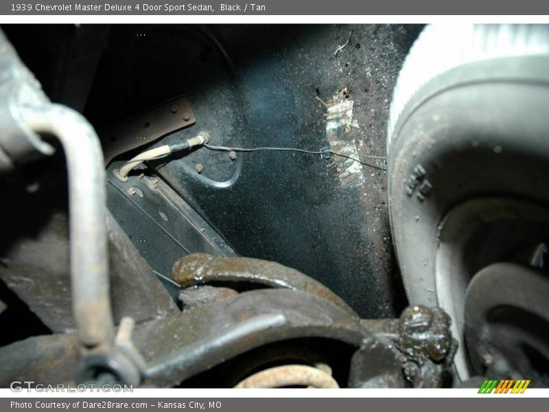 Black / Tan 1939 Chevrolet Master Deluxe 4 Door Sport Sedan