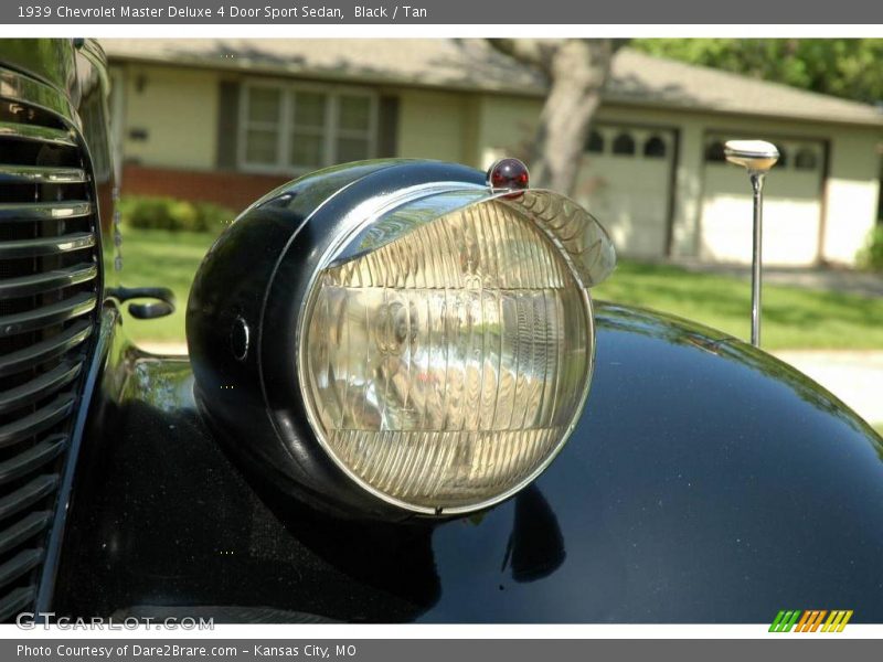 Black / Tan 1939 Chevrolet Master Deluxe 4 Door Sport Sedan