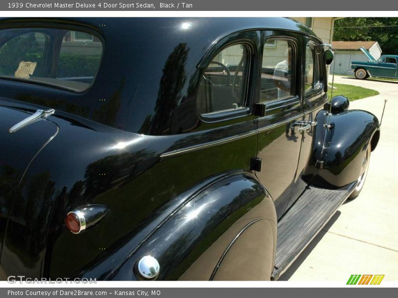 Black / Tan 1939 Chevrolet Master Deluxe 4 Door Sport Sedan