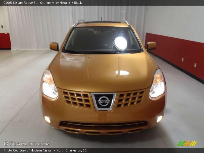 Orange Alloy Metallic / Black 2008 Nissan Rogue SL