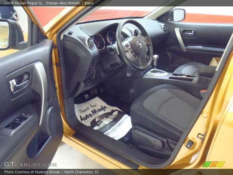 Orange Alloy Metallic / Black 2008 Nissan Rogue SL