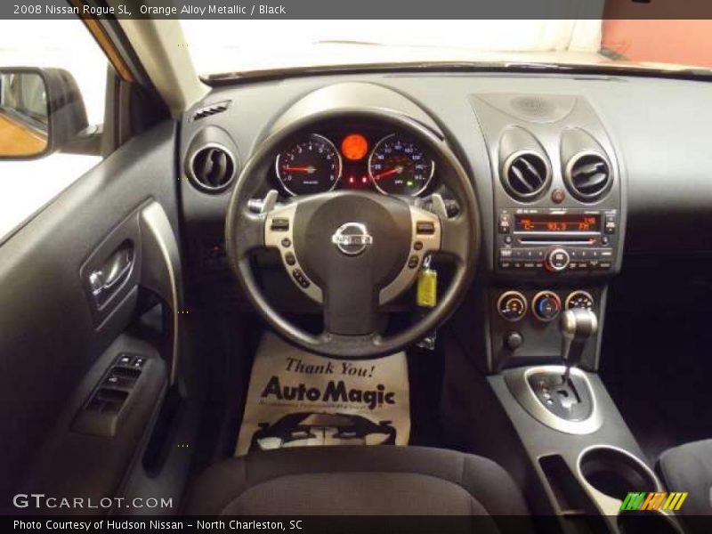 Orange Alloy Metallic / Black 2008 Nissan Rogue SL