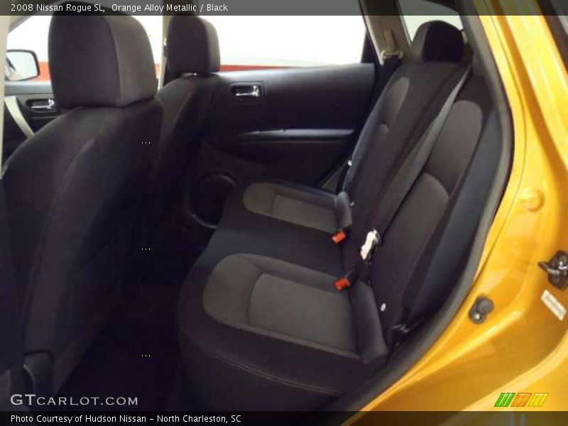 Orange Alloy Metallic / Black 2008 Nissan Rogue SL