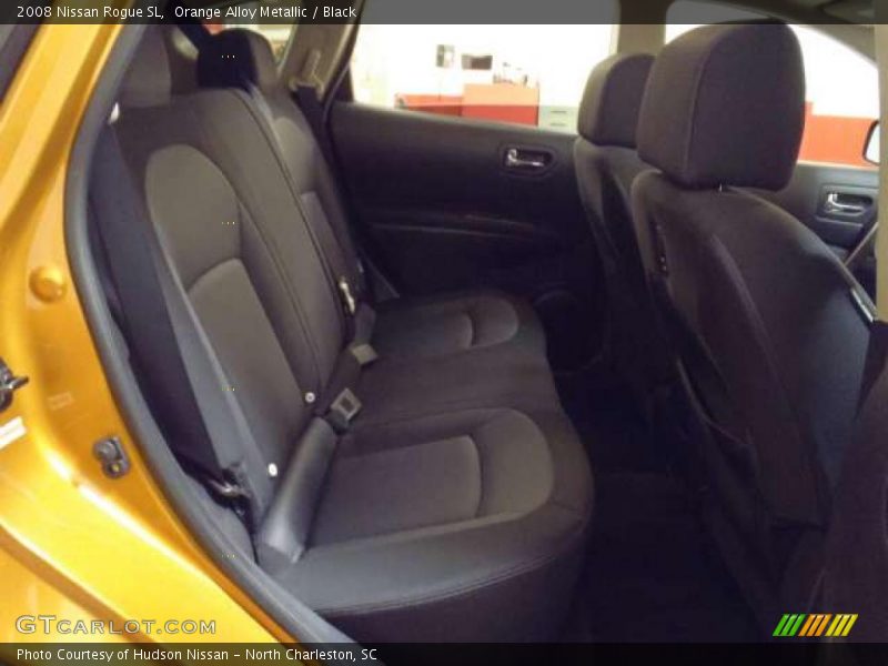 Orange Alloy Metallic / Black 2008 Nissan Rogue SL