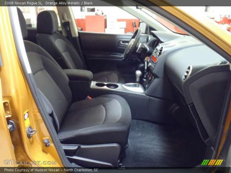 Orange Alloy Metallic / Black 2008 Nissan Rogue SL