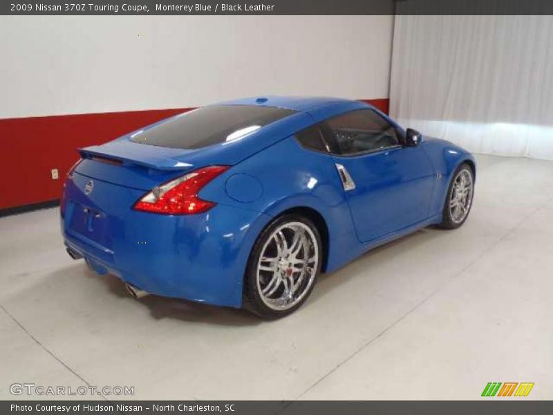 Monterey Blue / Black Leather 2009 Nissan 370Z Touring Coupe