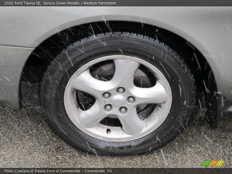 Spruce Green Metallic / Medium Parchment 2002 Ford Taurus SE